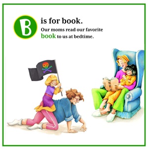 Interior page from ABC: A Family Alphabet Book